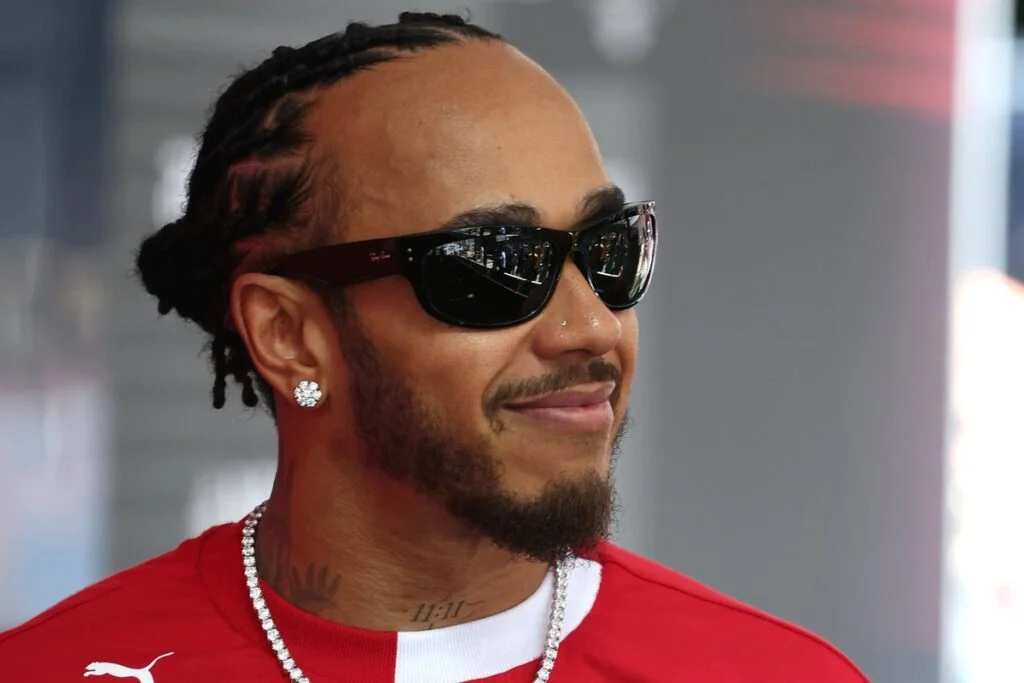 Lewis Hamilton with Ferrari