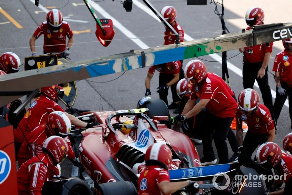 Lewis Hamilton with Ferrari