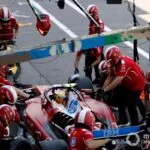 Lewis Hamilton with Ferrari