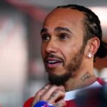 Lewis Hamilton with Ferrari