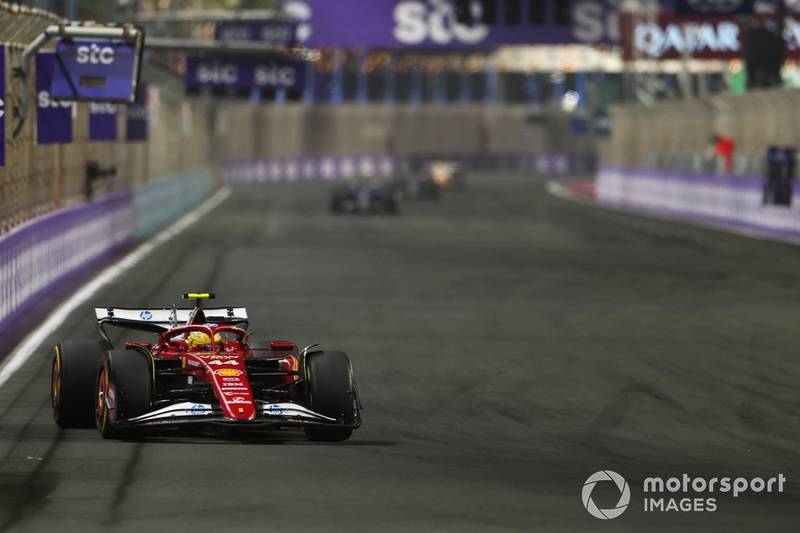 Lewis Hamilton with Ferrari