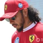 Lewis Hamilton with Ferrari
