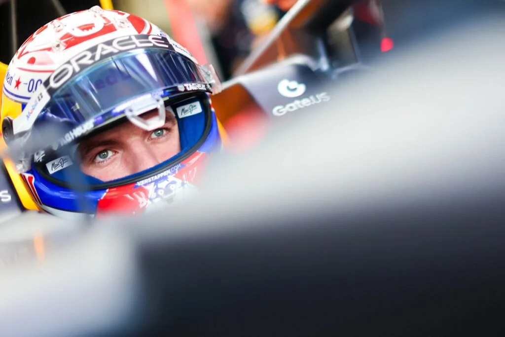 Max Verstappen with Red Bull Racing
