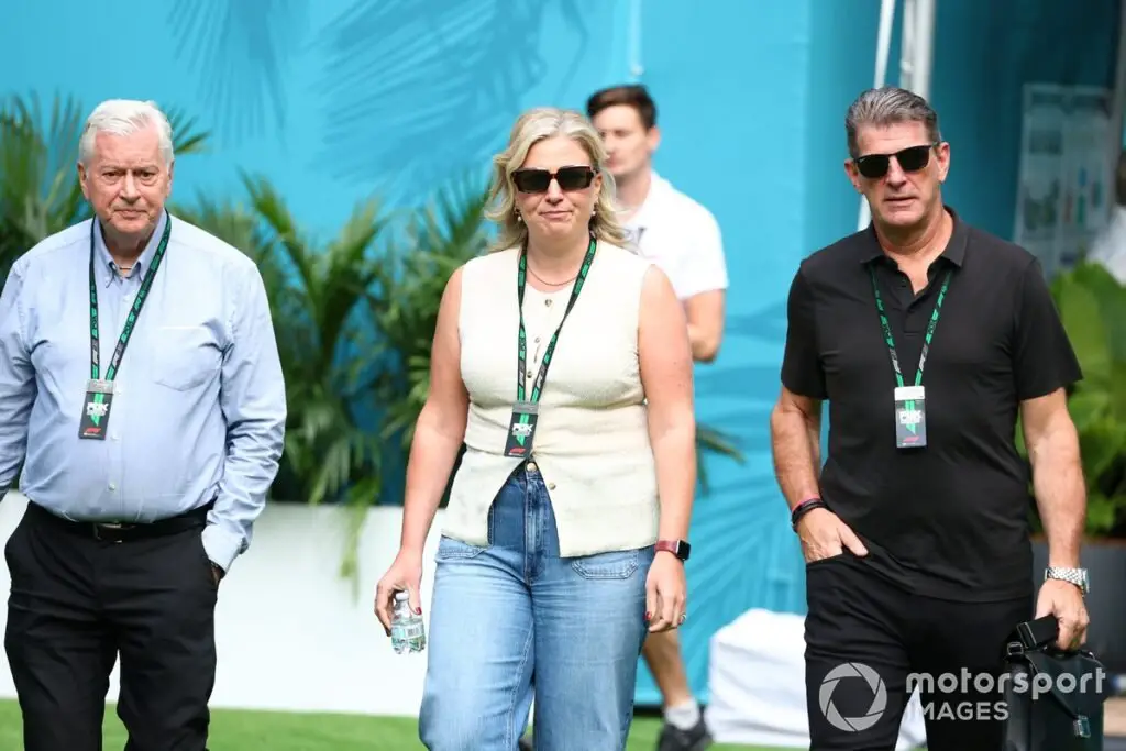 Pat Symonds (Executive Engineering Consultant) and Graeme Lowdon (Team Principal) of the Cadillac Formula 1 Team