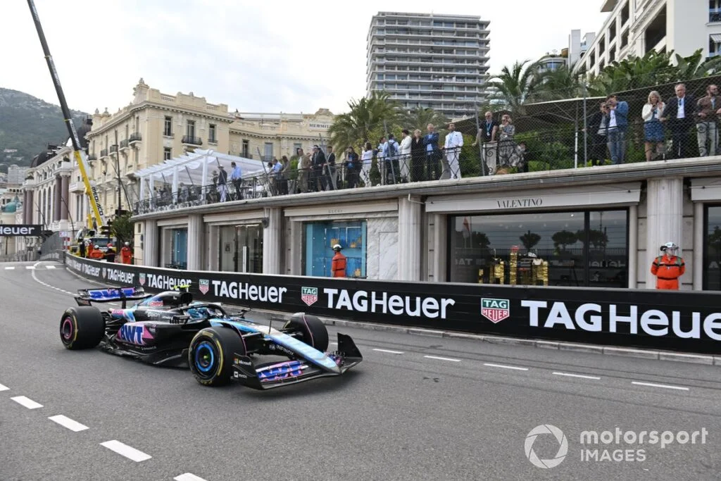 Pierre Gasly with Alpine A524 Car