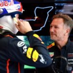 Red Bull Racing's Christian Horner and Max Verstappen