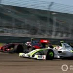 Rubens Barrichello vs Heikki Kovalainen, Battle between Brawn GP BGP001 Mercedes and McLaren MP4-24 Mercedes