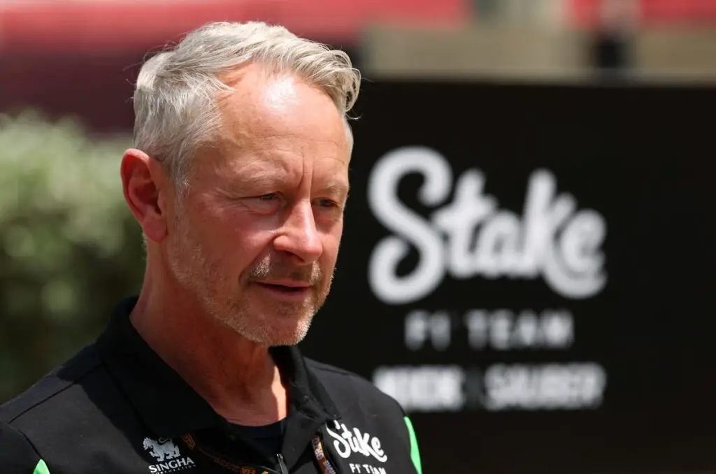 Stake F1 Team Principal Jonathan Wheatley leads Sauber