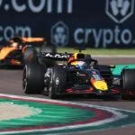 Verstappen aggressively increased lead over Piastri in initial laps.